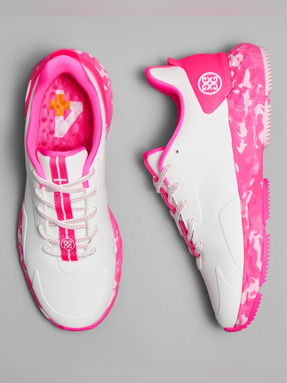 G/Fore MG4+ Camo Sole Golf Shoes Sneakers Knockout Pink Womens NEW